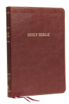 KJV Large Print Thinline, Burgundy Comfort Print - Thumb Indexed